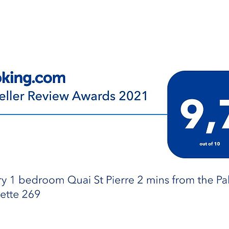 Luxury 1 Bedroom Quai St Pierre 2 Mins From The Palais & Croisette 269 Cannes Exterior foto